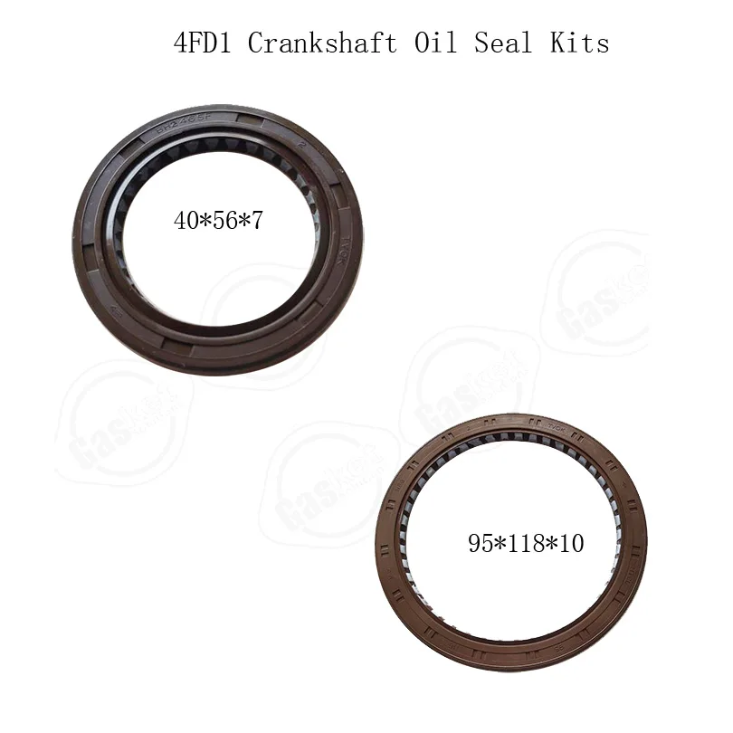 

6HE1T 6HL1 6HE1 6HK1 4JK1 4FB1 4FG1 4FC1 4FD1 Crankshaft Front & Rear Oil Seal Kits For isuzu Engine BH2465F BZ4425E AH8846E