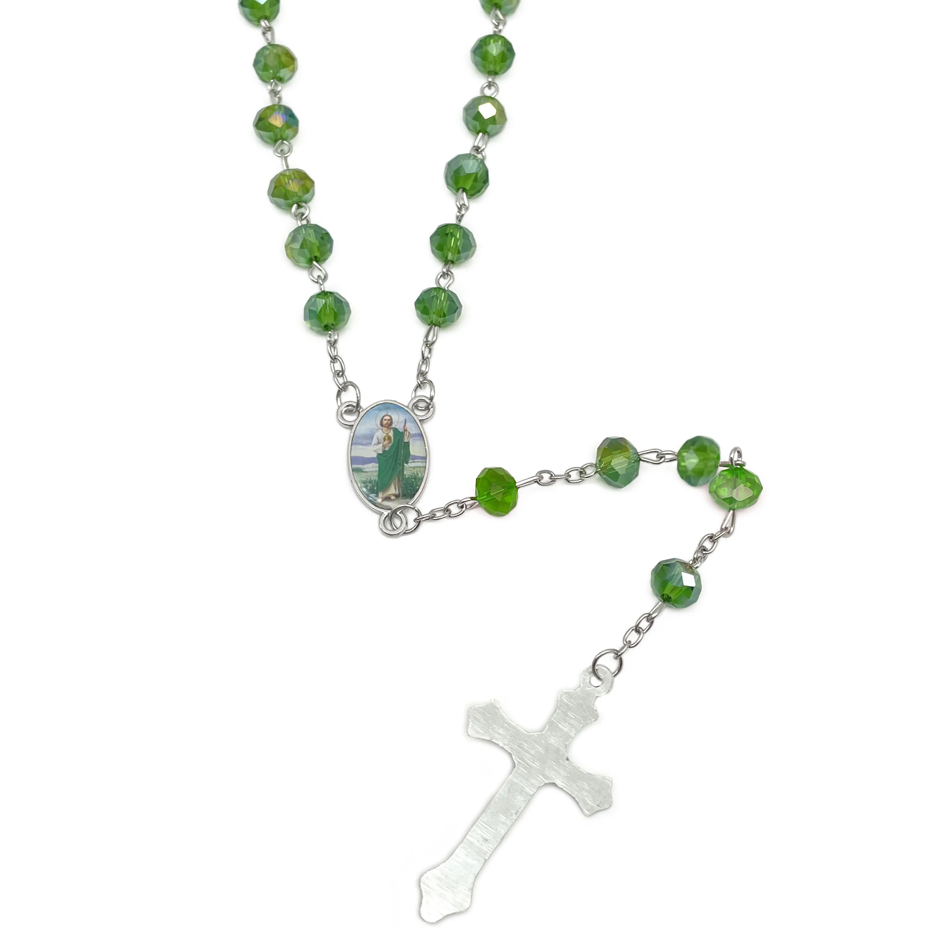 

Хрустальные бусины Католические четки Распятие Сан Юды (GN)