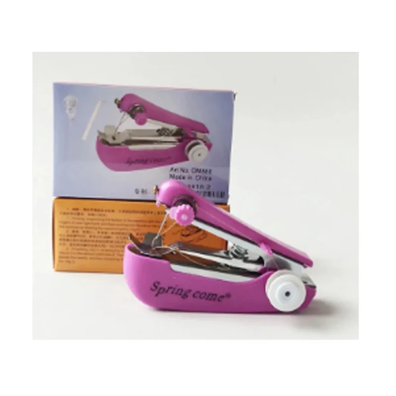 

Purple Handheld Tools Adjustable Manual Portable Mini Handy Sewing Machine