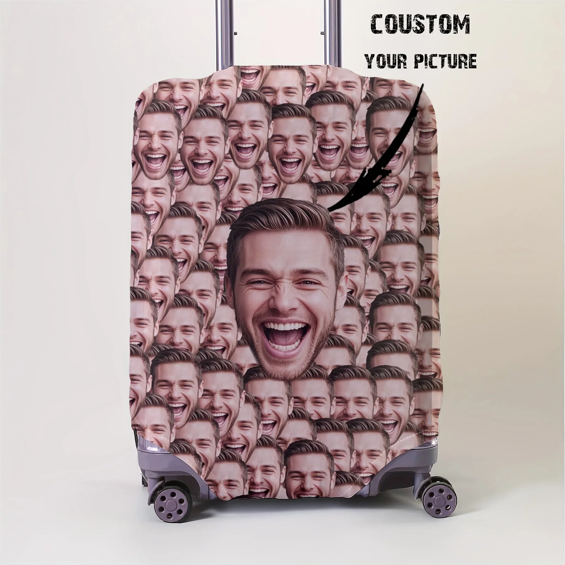 

Flexible luggage protective cover for luggage, personalized customized luggage anti-scratch cover, luggage cover.