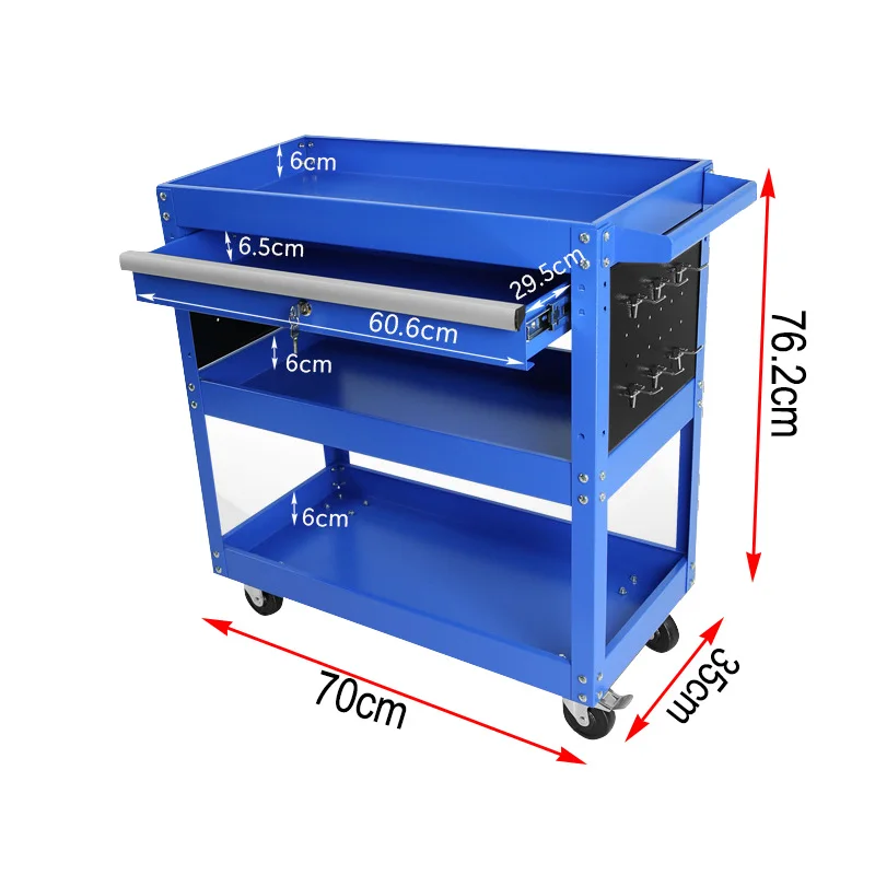 Trolley Tools With Drawer Toolbox Organizer Tools Cart Workshop Garage Workbench Mechanical Tray Tools Cabinet Holder