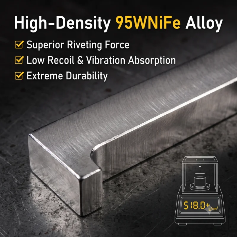 Factory Wholesale Custom Various Type And Size Airc raft Riveting Tools Tungsten Bucking Bar Set