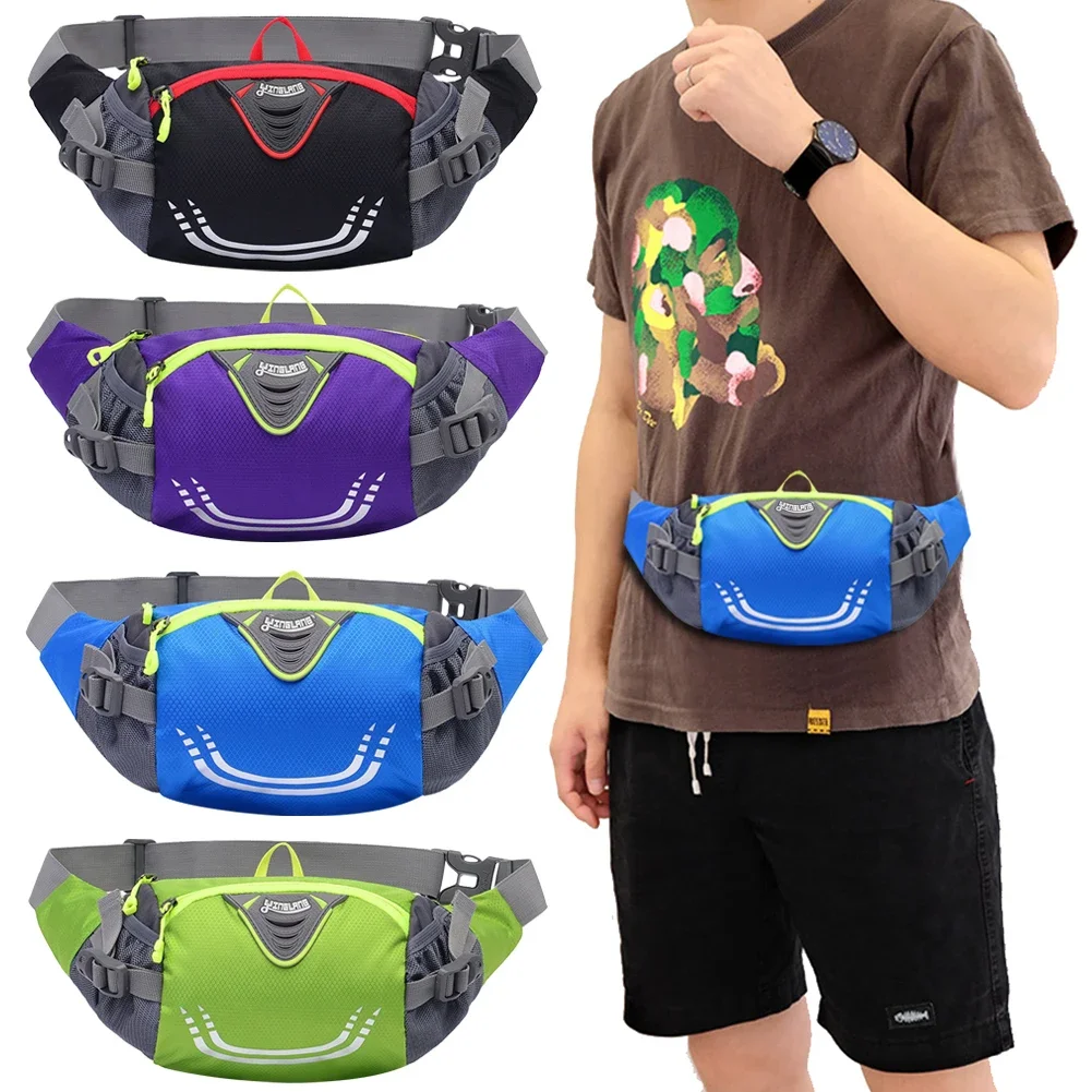 Nylon Running Item Storage Bag Lightweight Running Belt Waist Pack Portable Elastic Breathable High Capacity Sports Accessories