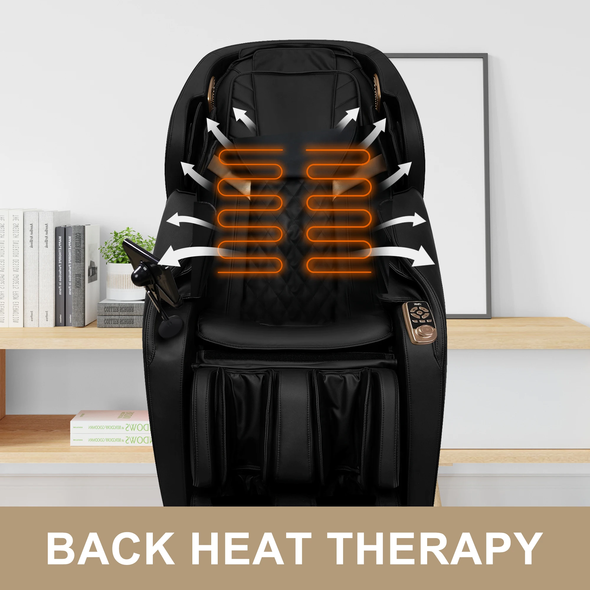 1 year Warranty Full Body Massage Chair With Zero Gravity Recliner Two Control Panel Smart large screen & Rotary Home Office