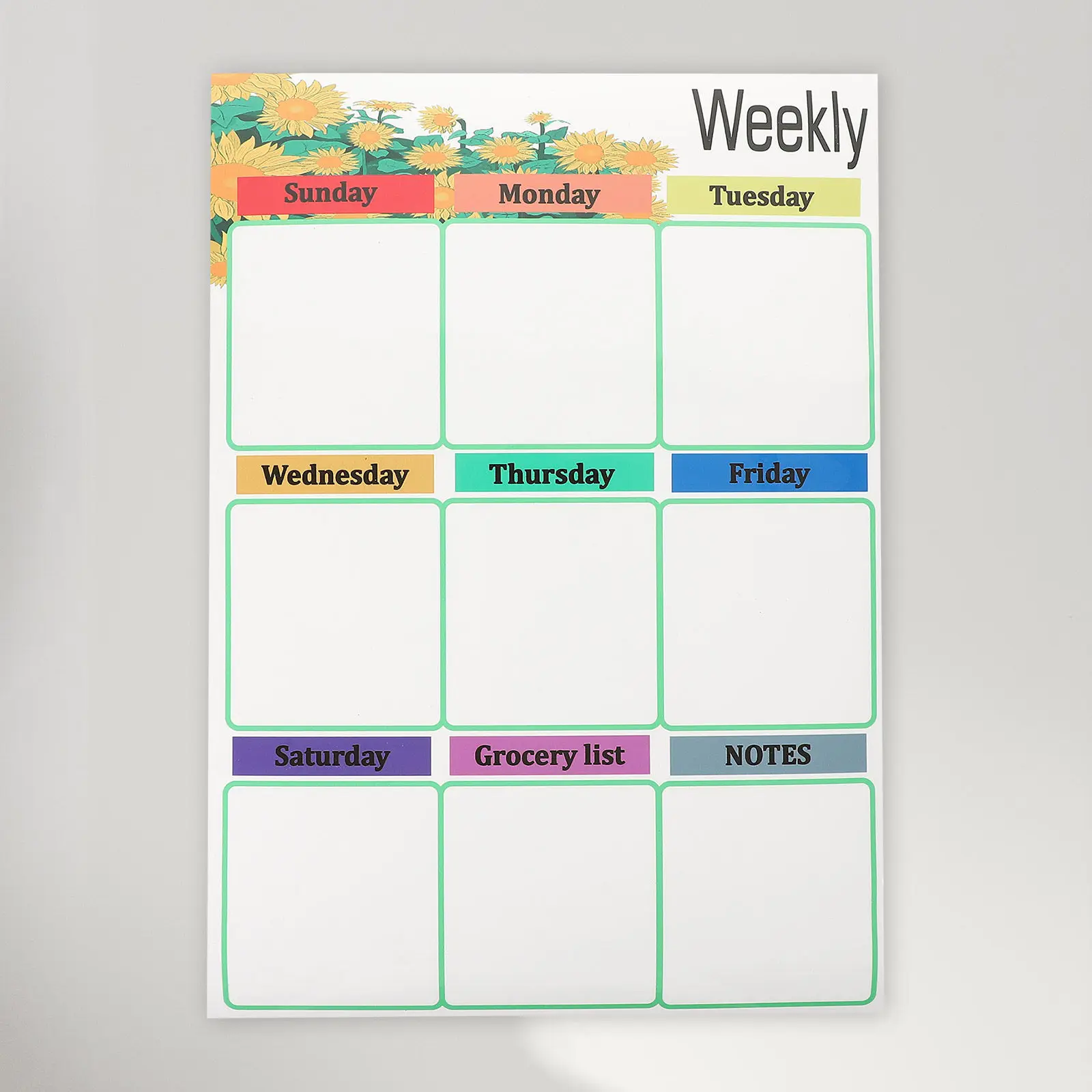 

Стираемый магнитный календарь-планировщик для холодильника: ежедневное, еженедельное, ежемесячное планирование, напоминания для семьи, доска для сообщений на кухню