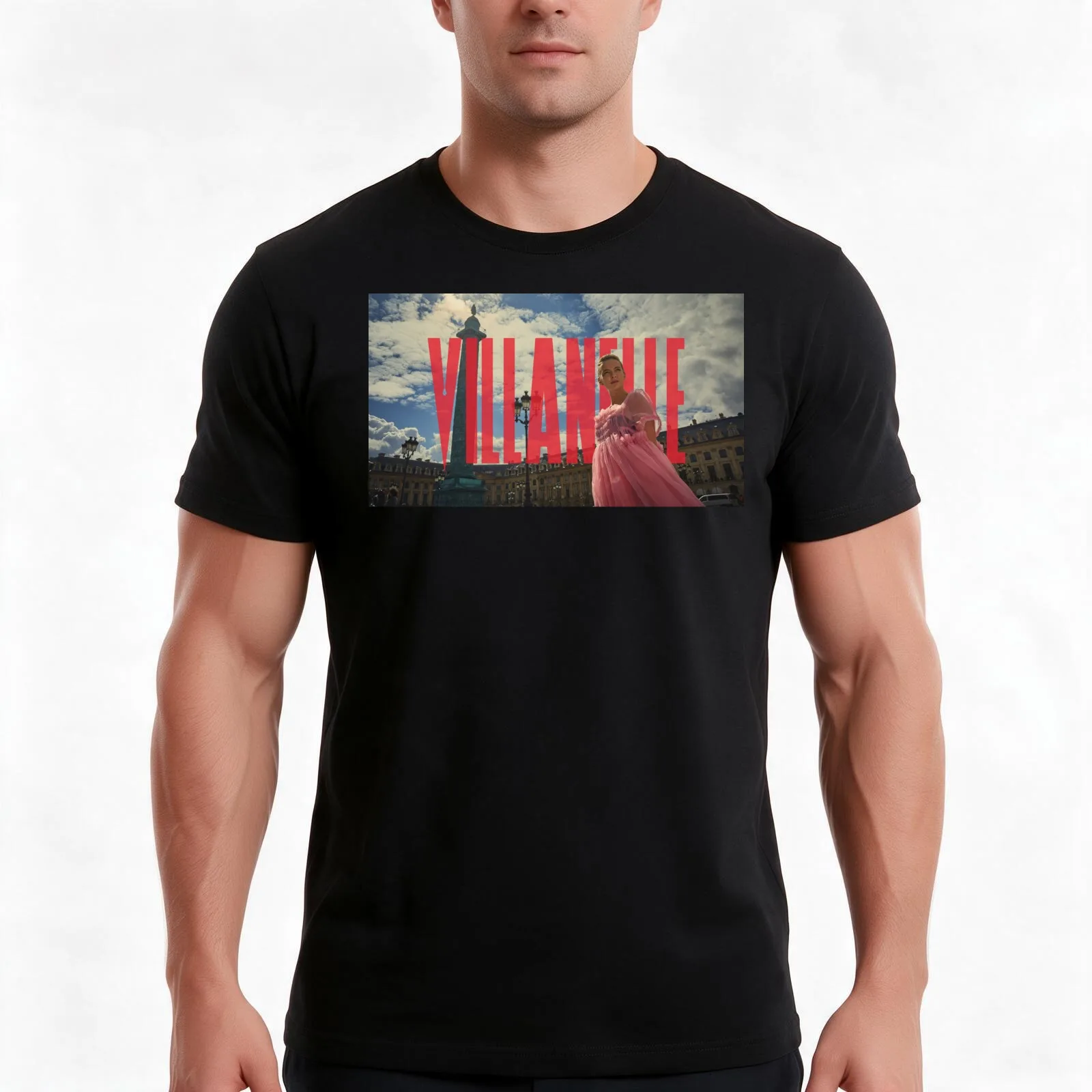 Villanelle T-Shirt Summer Casual Cotton Tee Oversized Streetwear Tops Vintage Graphic Print Loose Fit Short Sleeve