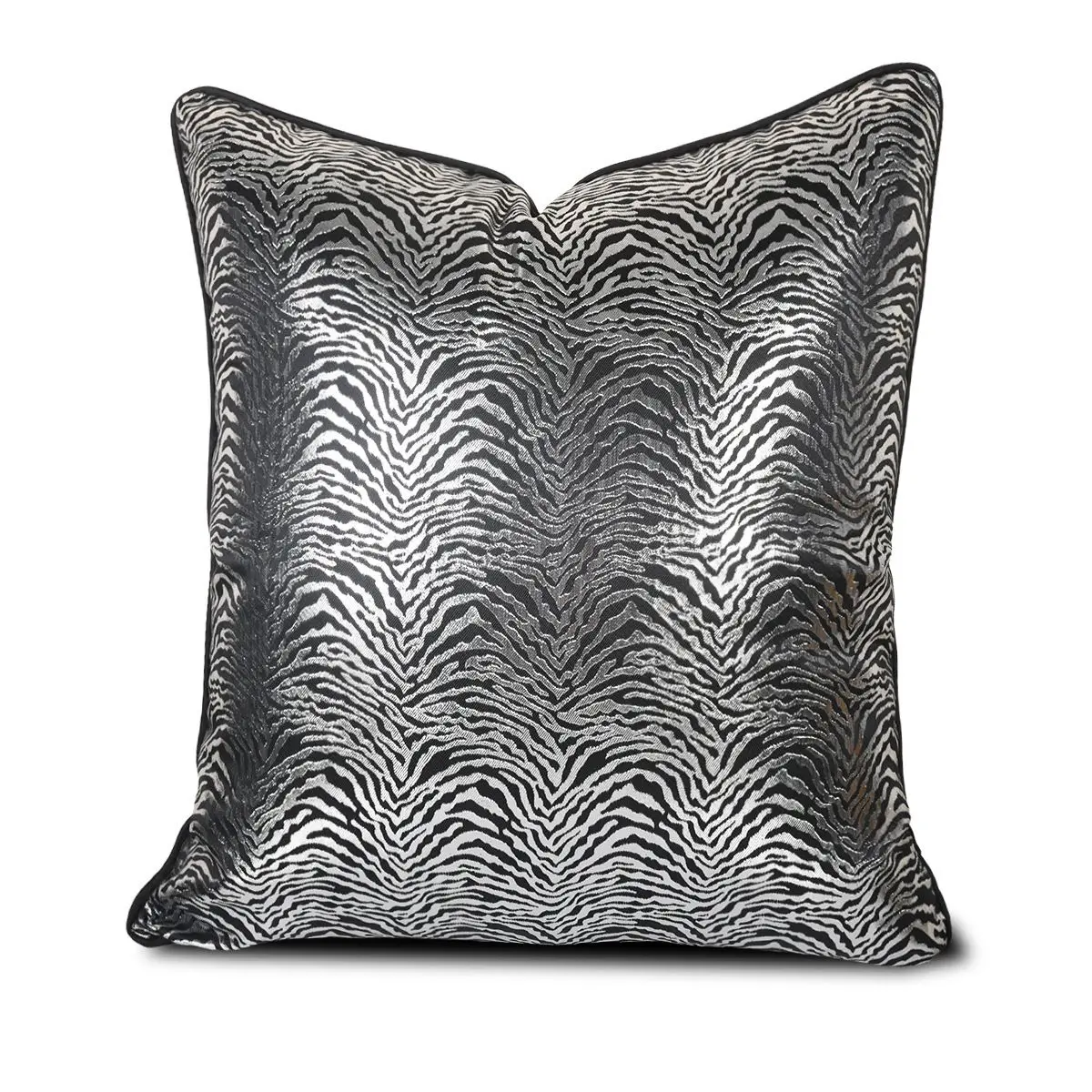 

Luxury Cushion Cover Black Wood Grain Pillowcase Decorative For Home Hotel Sofa Pillow Cover 30x50 45x45 50x50 60x60cm Design