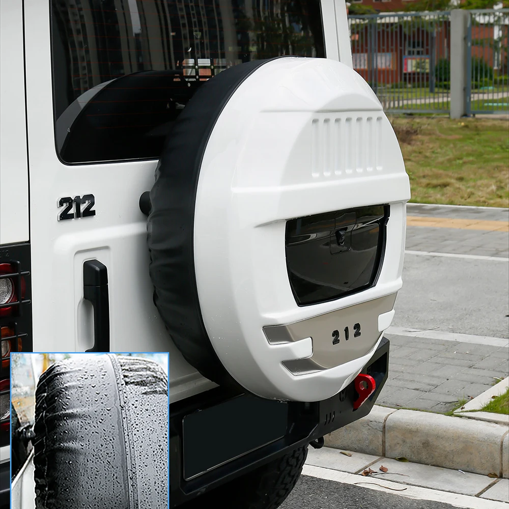 Original Body Color Spare Tire Cover Rear Wheel Protector Housing Modified Exterior Accessories Fit for BAIC 212 T01 2024-2026