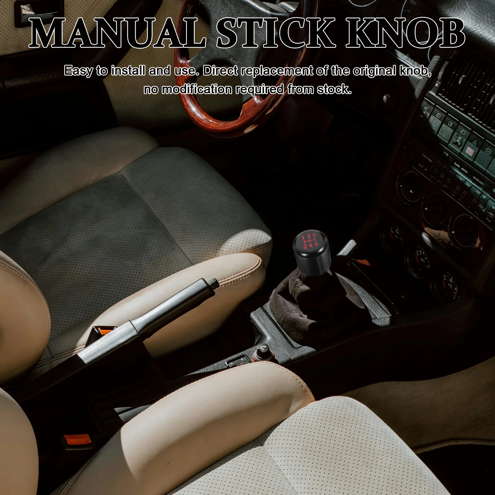 

Универсальная 5-скоростная автомобильная ручка переключения передач из алюминиевого сплава, ручная ручка, замена ручки, прочные стильные автоматические ручки, ручки переключения передач