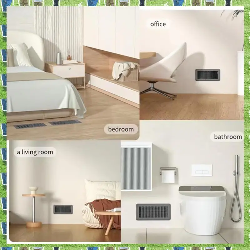 

FTS 3 шт. напольные вентиляционные отверстия, 4X10 дюймов напольные вентиляционные крышки для сверхмощного воздушного пола, вентиляционные отверстия для домашнего пола, стены, потолка