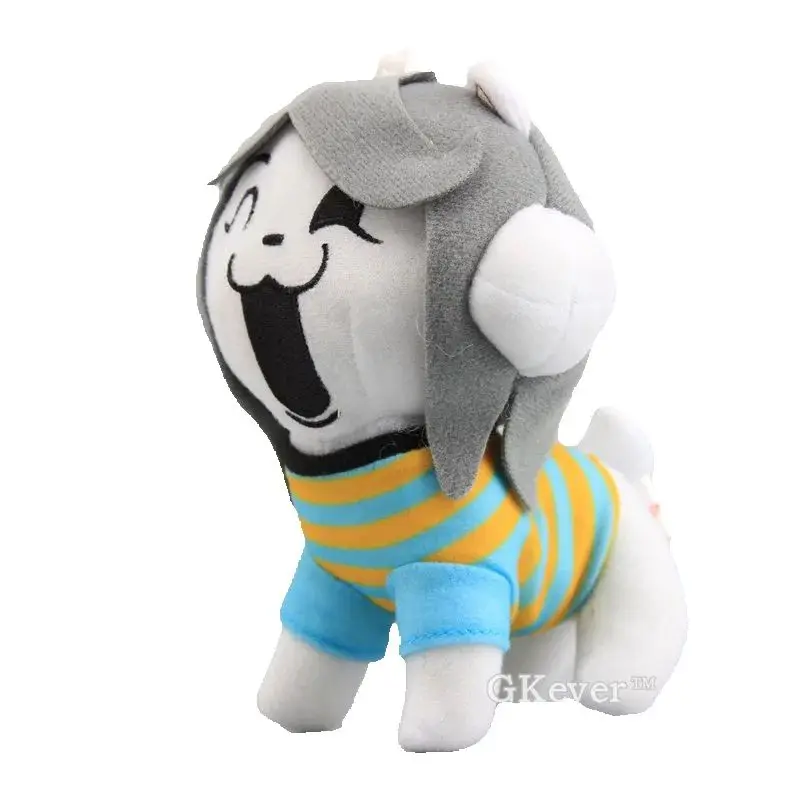 Undertale Temmie Plush Keychain Cute Small Soft Stuffed Animals Kids Soft Toys 14 cm