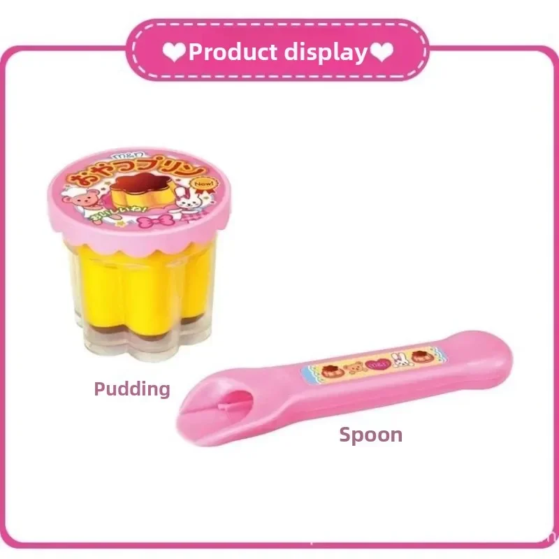 Juguete de alimentación de pudín para alimentación de alimentos, juego de rol, Educación Temprana, juguete de pudín de fresa, juguetes para jugar a las casitas, juguetes de adorno de escritorio