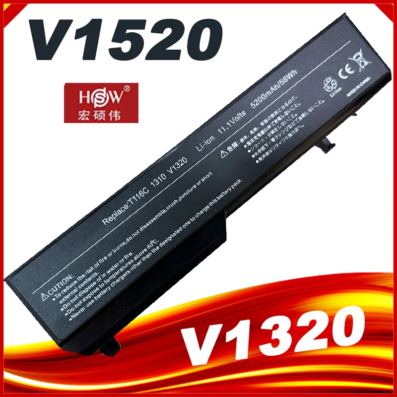 N958C T114C T116C U661H Laptop Battery For Dell Vostro 1310 1320 1510 1520 2510