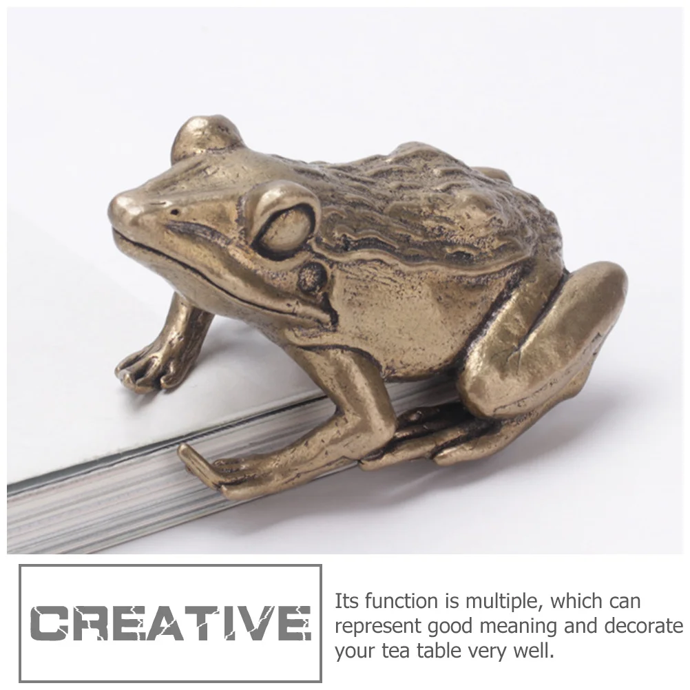 

Frog Yoga Frog Garden Sculptures Tea Pet Decor Small Animal Statue For Home Office Tabletop Garden Decoration Gift