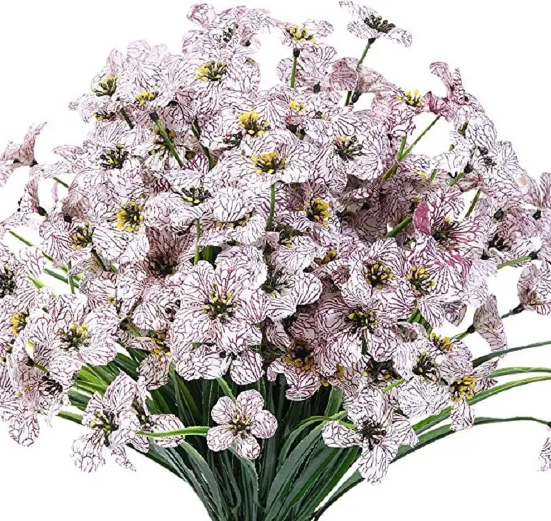 Künstliche Blumen, Wasserpflanzen, Brautstrauß für Hochzeiten, Scrapbooking, Dekoration für Zuhause, Zimmer, Vase, für den Außenbereich, Garten, Bonsai, für Feste. – Detail 2