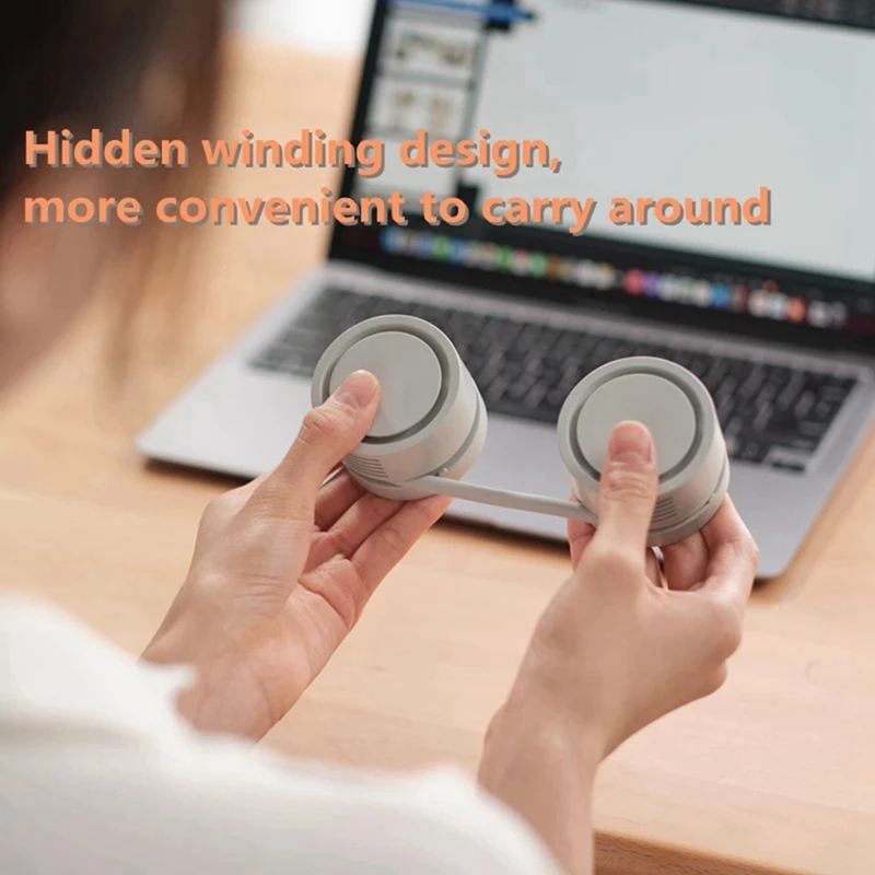 Stylish Portable Fan Hanging Neck Small Mini-Fan Portable Air Conditioner For Cooling In Summer