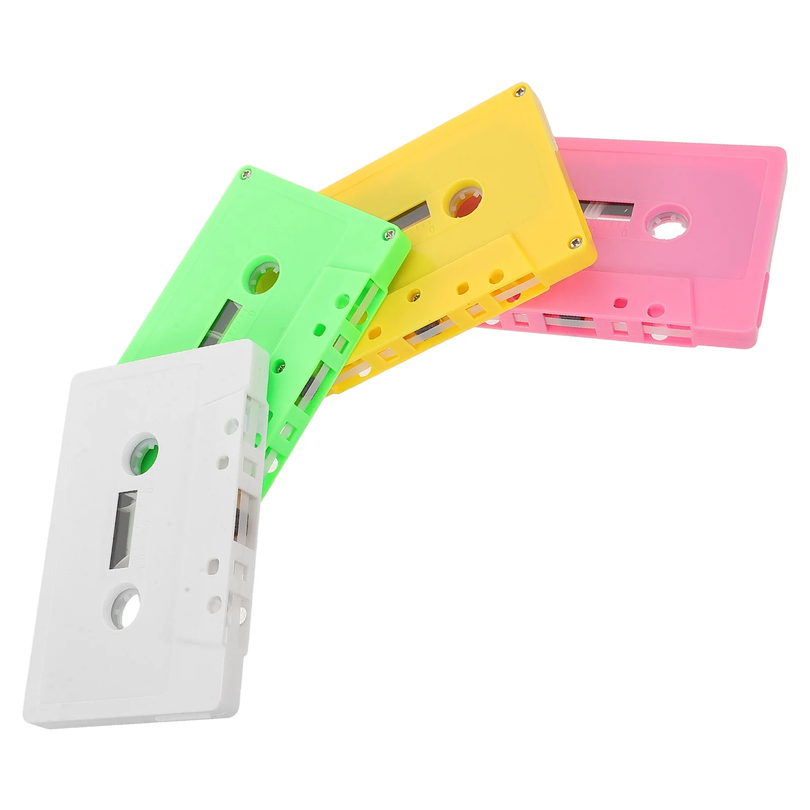 

4Pcs Vintage Cassette Tape Wall Decor Blank Audio Cassettes Retro DIY Music Party Decoration Home Bar Studio Ornament