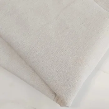 1.5/2.5/3.5m L 1.6m W Tessuto di cotone di lino bianco Grigio Graffiti Proiezione Tenda di stoffa Bancone del negozio Materiale per la decorazione della casa