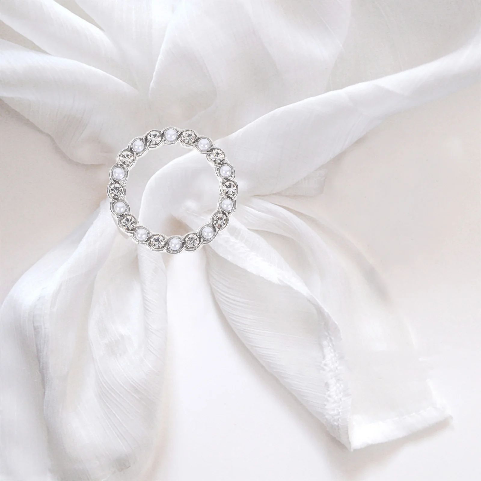 

2pcs Scarf Ring Clip For Women H-Shaped Scarf Buckle Alloy Slide Keeper For Silk Scarves Shawls T-Shirts Shirt Neckline Fixing