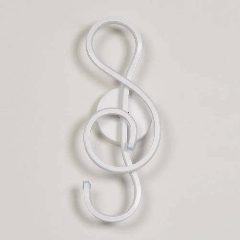 22W LED Musical Note Shape Wall Lamp Modern Bedside Night Light White Warm Light Decorative Home Indoor Wall Lighting
