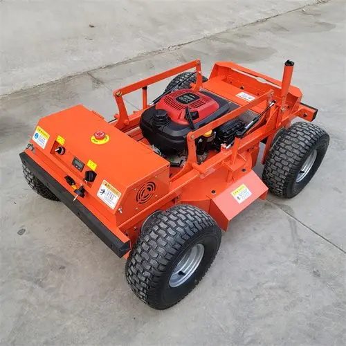 Fully Automatic Remote-Controlled Crawler Lawn Mower Grass Shredder for Gardens, Lawns & Farms