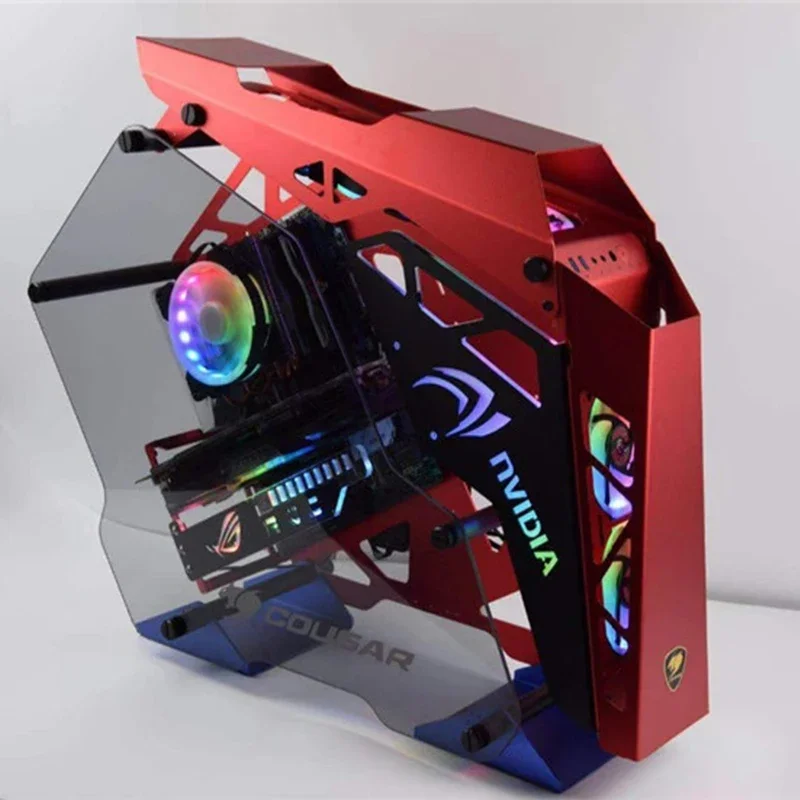 COUGAR Conquer Chassis Sideboard Light Backplate  Hollow Style + Power supply Case Backplate AURA 5V ARGB Side Panel