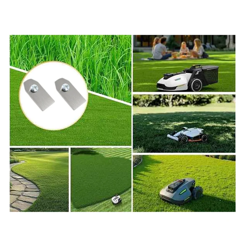 B08B-For Automower/Gardena Yardforce شفرات استبدال جزازة العشب المتوافقة مع 30 قطعة - 0.7 مم حافة دقيقة أ
