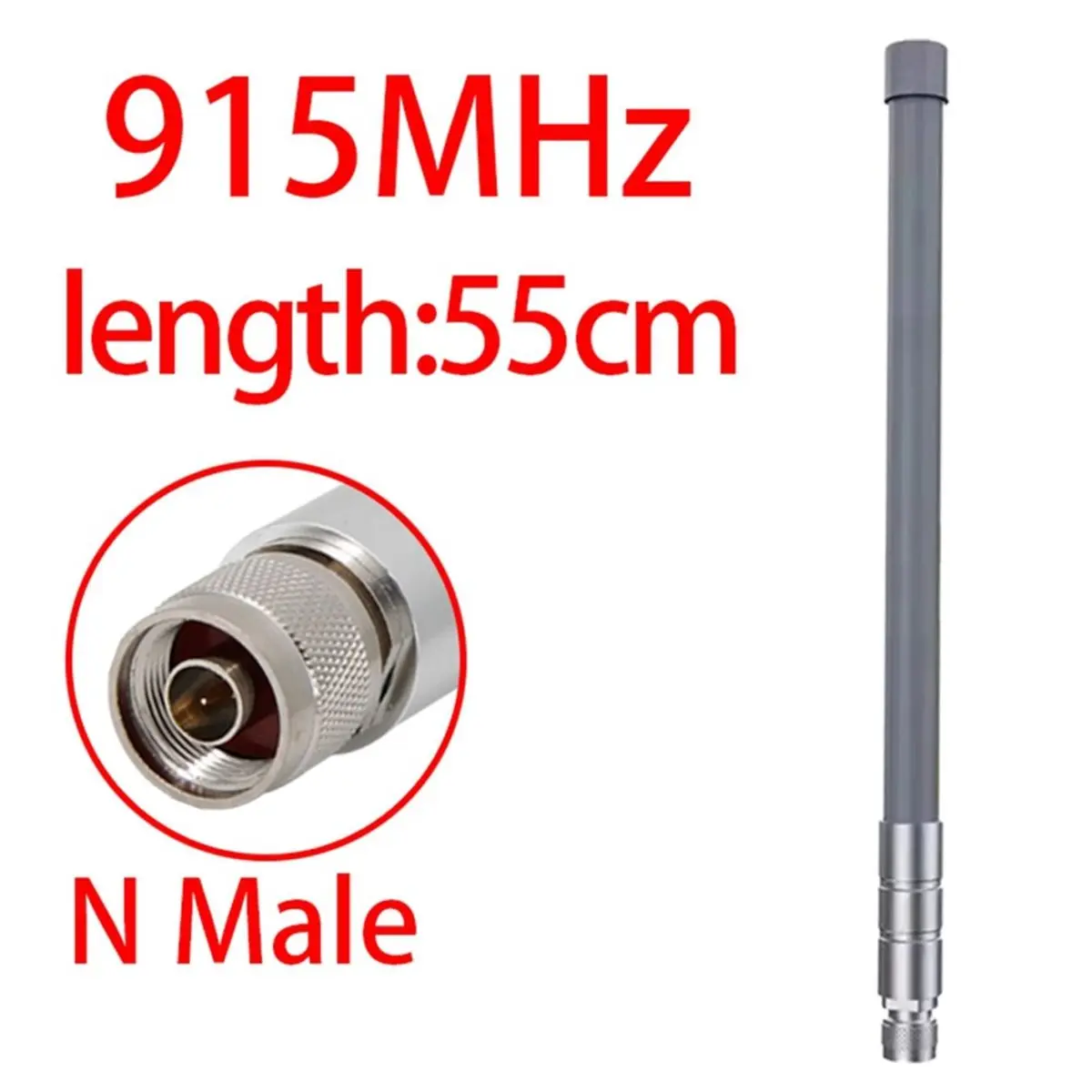 DT89 NEW LoRa 915MHz Antenna Outdoor N Male OMNI Fiberglass Antenna Long-Distance for Meshtastic Helium Miner Hotspot Antenna A