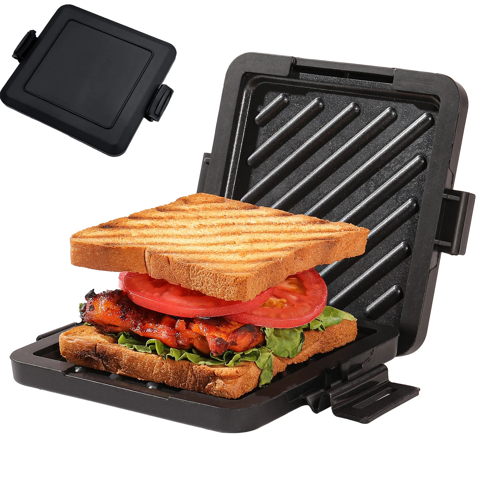 YYWAVLET Factory spot grensoverschrijdende hot selling magnetron sandwich toast ontbijtmachine geschikt voor magnetron