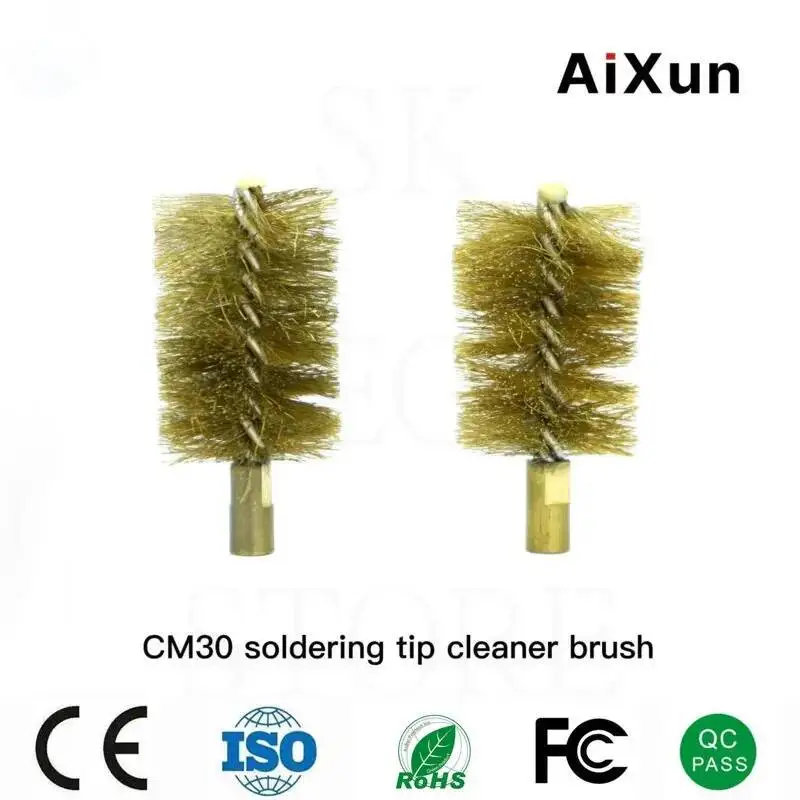 

Замена щеток для AIXUN CM30, сменные насадки, автоматическая машина для обнаружения, оловянный шлаг, коробка для чистки головки паяльника, очиститель