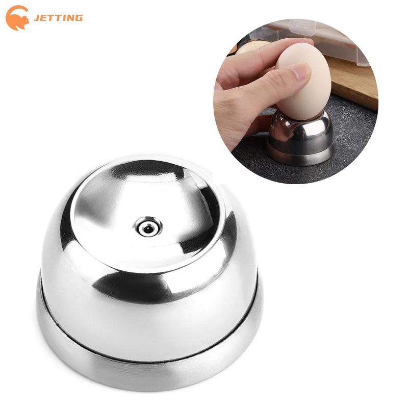 Perforadora de huevos con aguja de acero inoxidable para pelar fácilmente, perforadora de huevos para huevos crudos, perforadora de huevos con aguja de acero inoxidable, póker de huevos