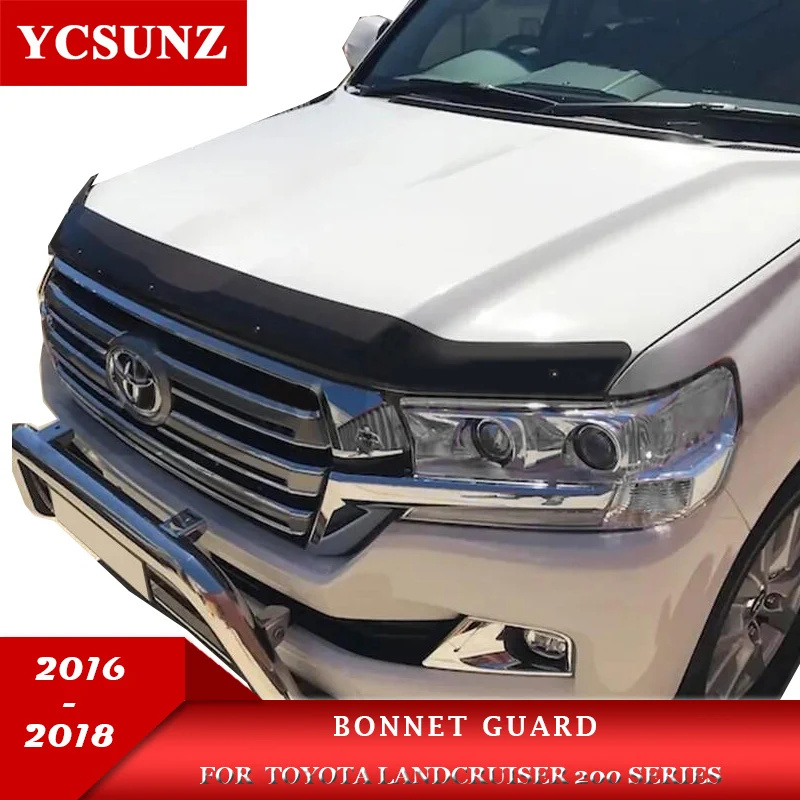 Acrylic Bonnet Guard Protector For Toyota Land Cruiser LC200 2016 2017 2018 2019 2020 Car Accessories