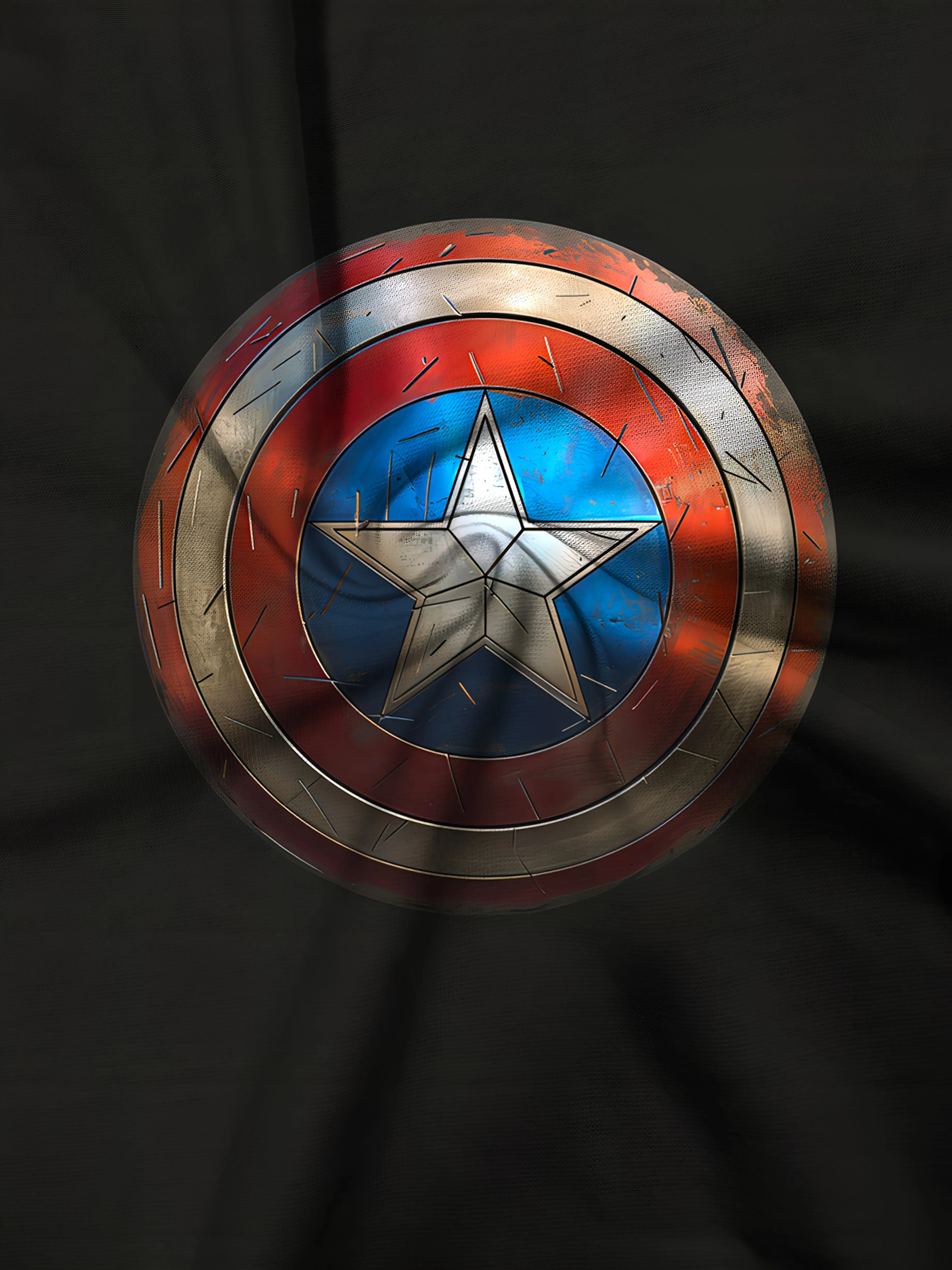 تي شيرت Marvel Men قصير الأكمام للبطل الخارق تي شيرت كابتن أمريكا المنتقم