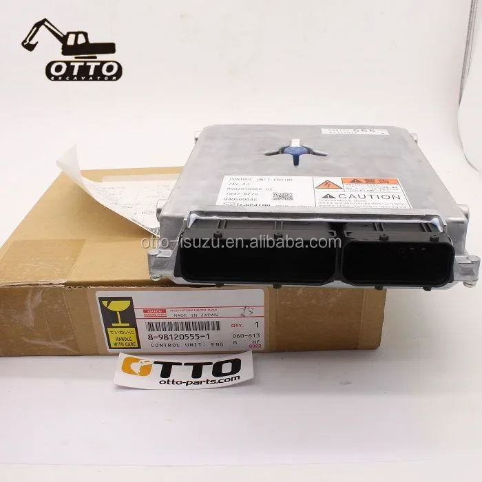 Hot sales Excavator genuine control unit ECU 4JJ1 8-98120555-1 excavator parts 8981205551