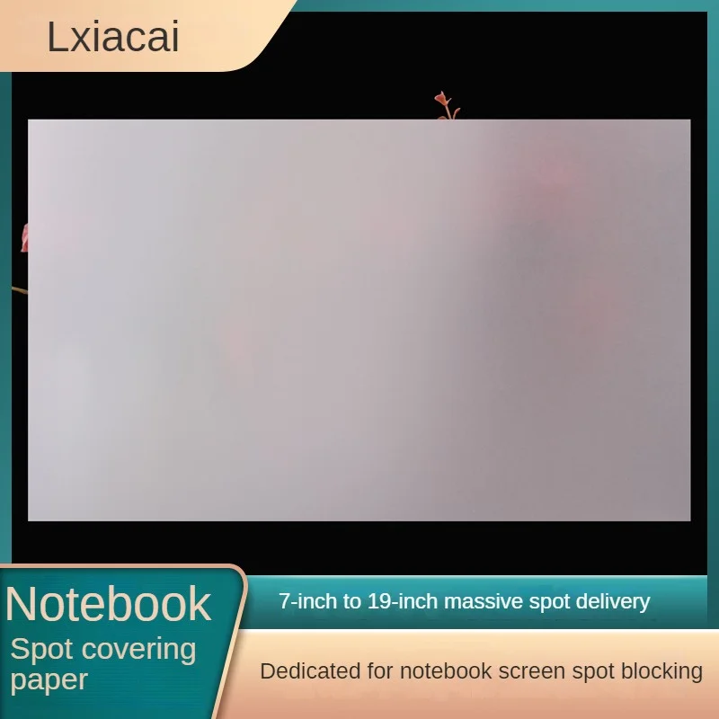 LCD do laptopa zaciemnienie materiału podświetlenie wyświetlacza, Film papier maskujący plamka usunąć ekran akcesoria do notebooków 10 sztuk