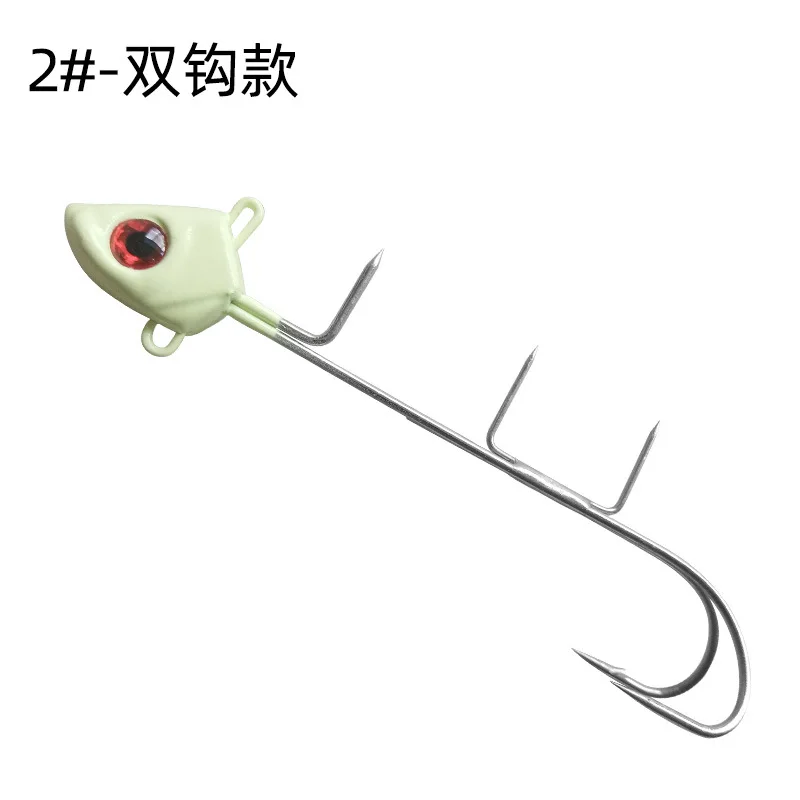 Luminous Sea Fishing Jig Hook, Trichiurus Helix Hairtail, Luminous Jig, Glow in Dark, Boat Fishing, 15g, 20g, 25g, 30g