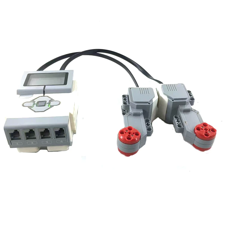 1/2 قطعة EV3 عالية التقنية 45500 PF أجزاء محرك معزز كبير متوافق 45502 45544 45560 لتقوم بها بنفسك التعليمية العواصف العقلية بناء الالعاب العملاقة #1