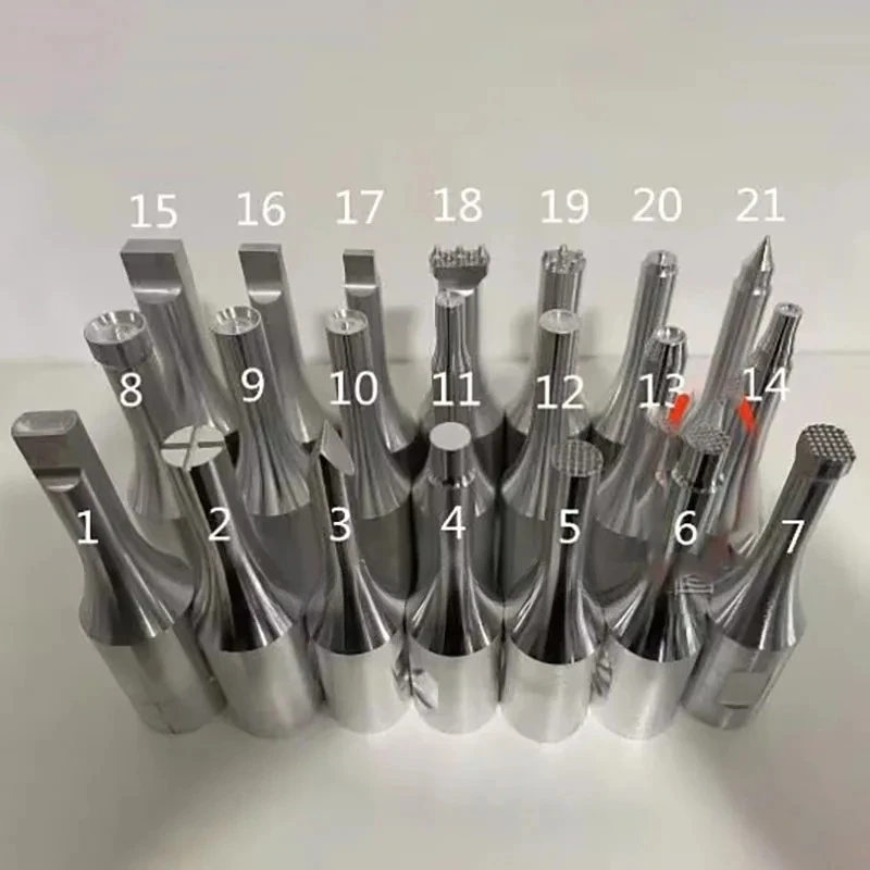 1pcs ultrasonic plastic spot welding machine nozzle accessories 28KHz customizable size welding head 8*1 screw