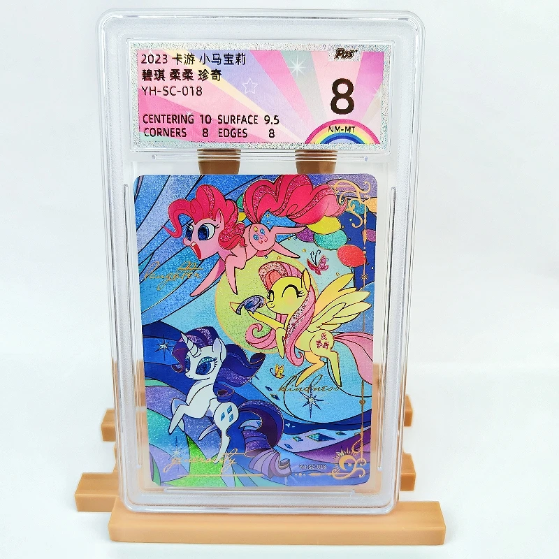 

KAYOU Genuine My Little Pony Card 8, классная карта SC PGS Rating Rarity Pinkamena Diane Pie Fluttershy, редкая коллекционная карта аниме