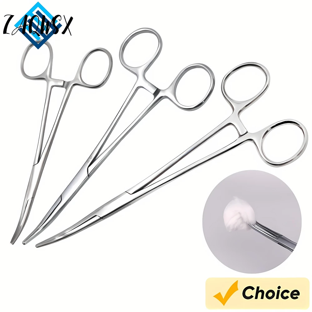 Dental Microhandle Mosquito Unhook Szczypce Kleszcze Proste Kleszcze Hemostatyczne Chirurgiczne Kleszcze Łokciowe ze stali nierdzewnej