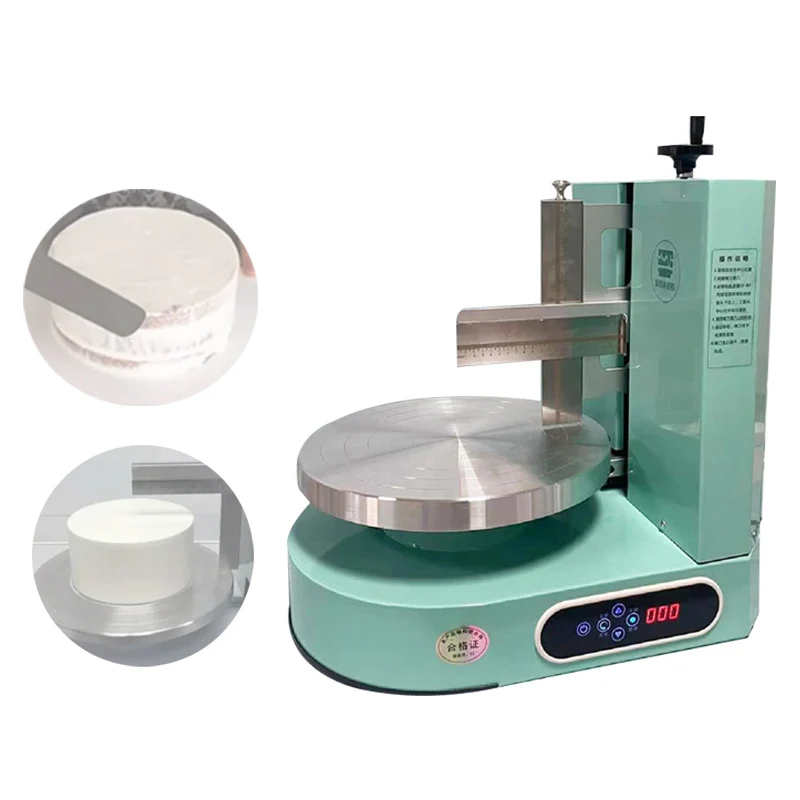 Semi Automatic Birthday Cake Cream Spreading Machine Cakes Plastering Cream Coating Filling Machine Cake Decorating Machines