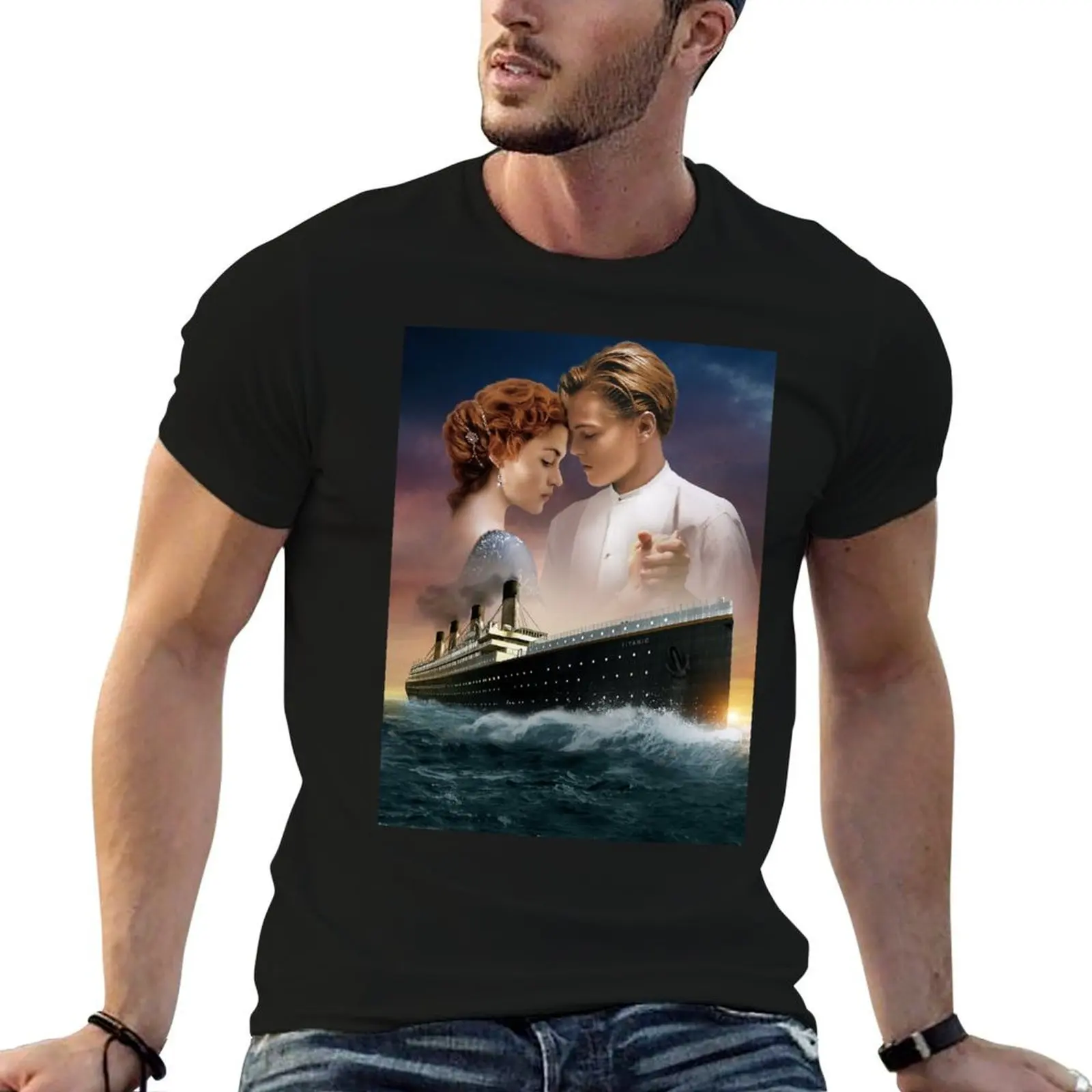 

TITANIC T-Shirt t shirt custom print anime t shirts oversize t shirts for man cotton T-Shirt