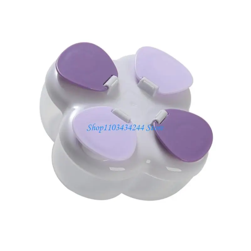 Baby Formula Travel Container Spill Proof Rotating Lid Gym Home Organization