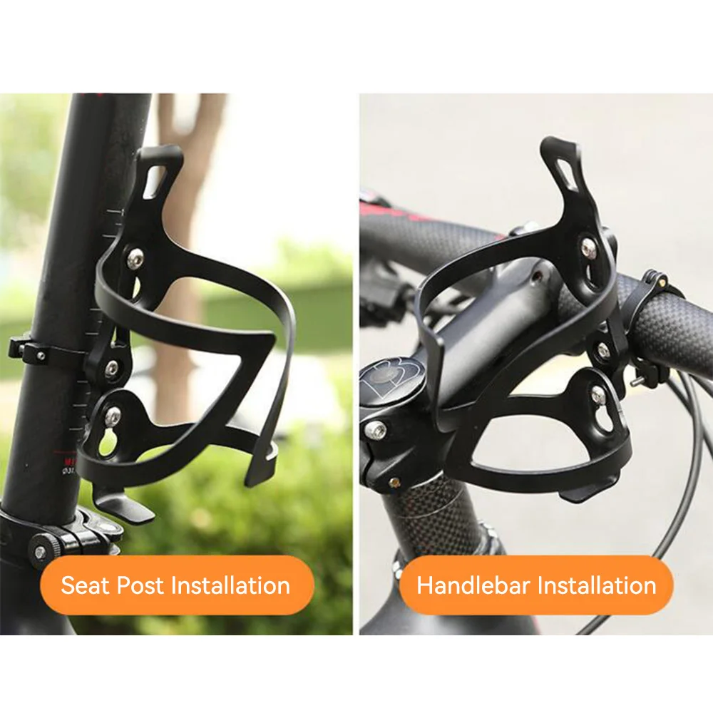 Adjustable Bicycle Bottle Cage Adapter Aluminum Alloy Bike Water Bottle Cage Holder Mount Adapter