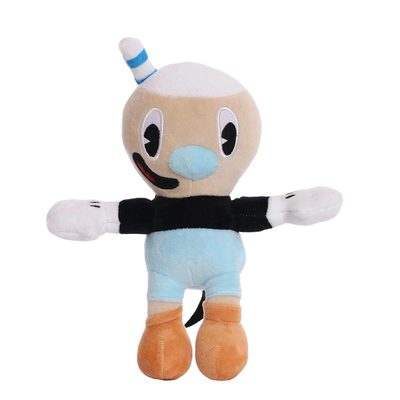 22-30cm Cuphead Plush Stuffed Toys Anime Game Figure Periphery Ms.Chalice Mugman Dolls Children Birthday Gifts Kawaii Home Decor