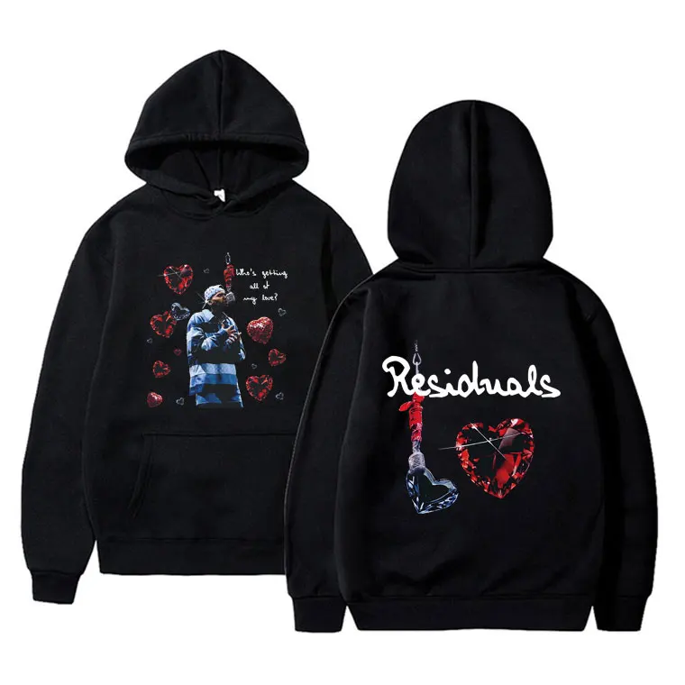 

Rapper Chris Brown Breezy Bowl XX Tour 2025 Hoodie Men Women Hip Hop Fashion Music Streetwear Male Casual Oversized Sweatshirt