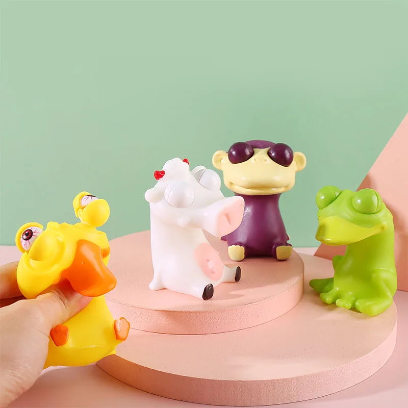 Decompress toys Squeeze cartoon little yellow chicken Squeeze music trick Funny vent doll gift K25