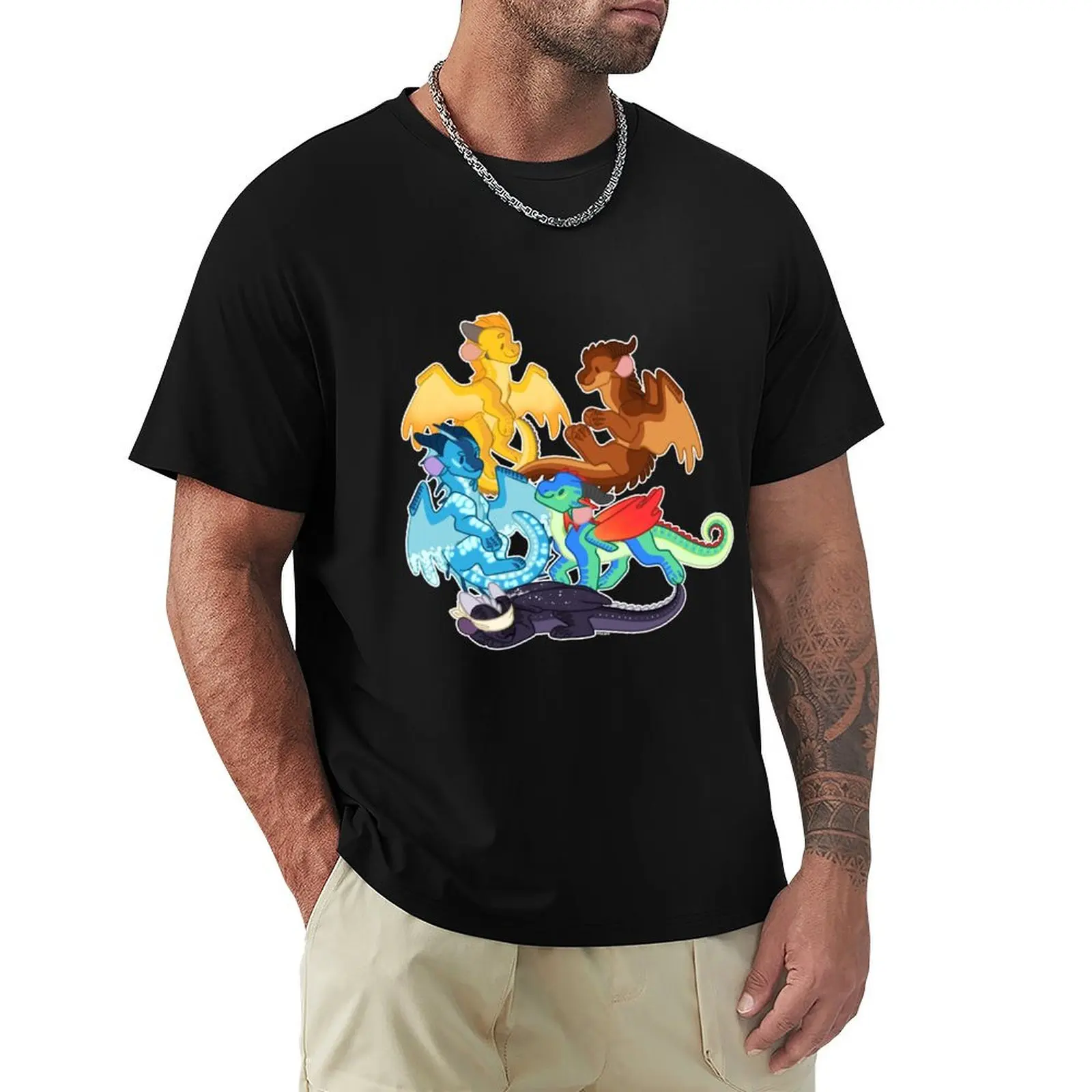 

Dragonets of Destiny - WOF Wings of Fire T-Shirt anime clothes shirts graphic hippie clothes men t shirt