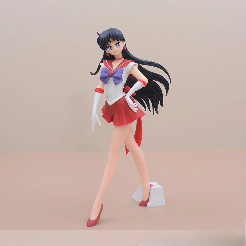 Sailor Moon Mizuno Ami Hino Rei Anime Figure Action Figures toys model Desktop decoration statue Collection Pendant kids Gifts