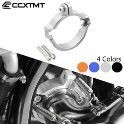 Motorcycle Exhaust Flange Guard Tip Muffler Pipe Clamp For GasGas EX EC MC For KTM EXC SX XC XCW TPI Six Days 250 300 2021-2022